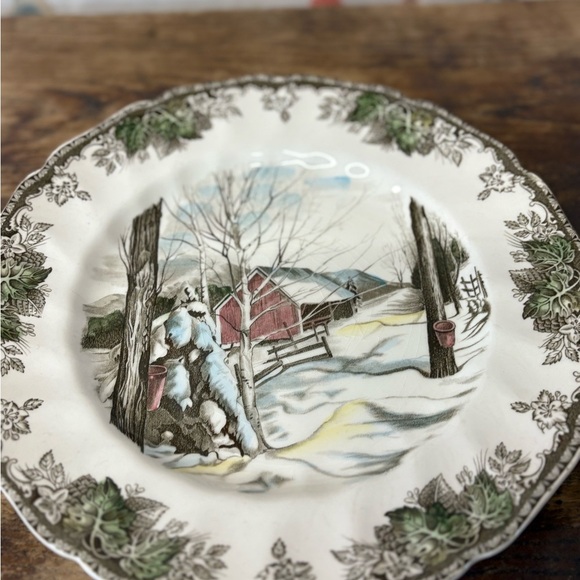 Vintage Johnson Brothers Friendly Village Plate - Picture 2 of 5